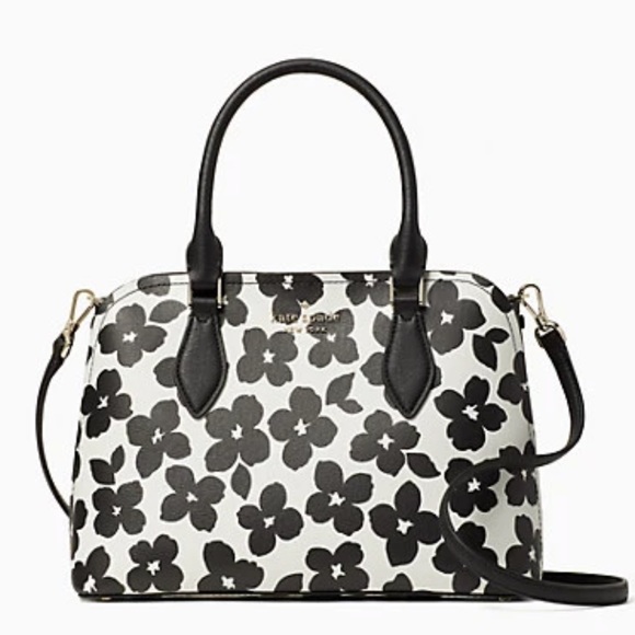 Kate Spade darcy graphic blooms small satchel - Picture 2 of 12